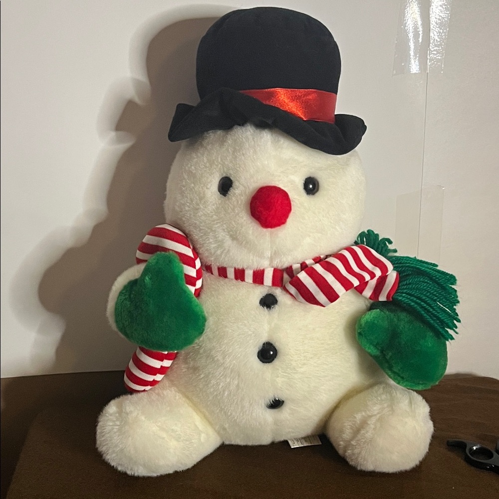 😄Frosty the Snowman Ganz 1997 plush vintage